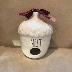 Rae Dunn acorn nest birdhouse